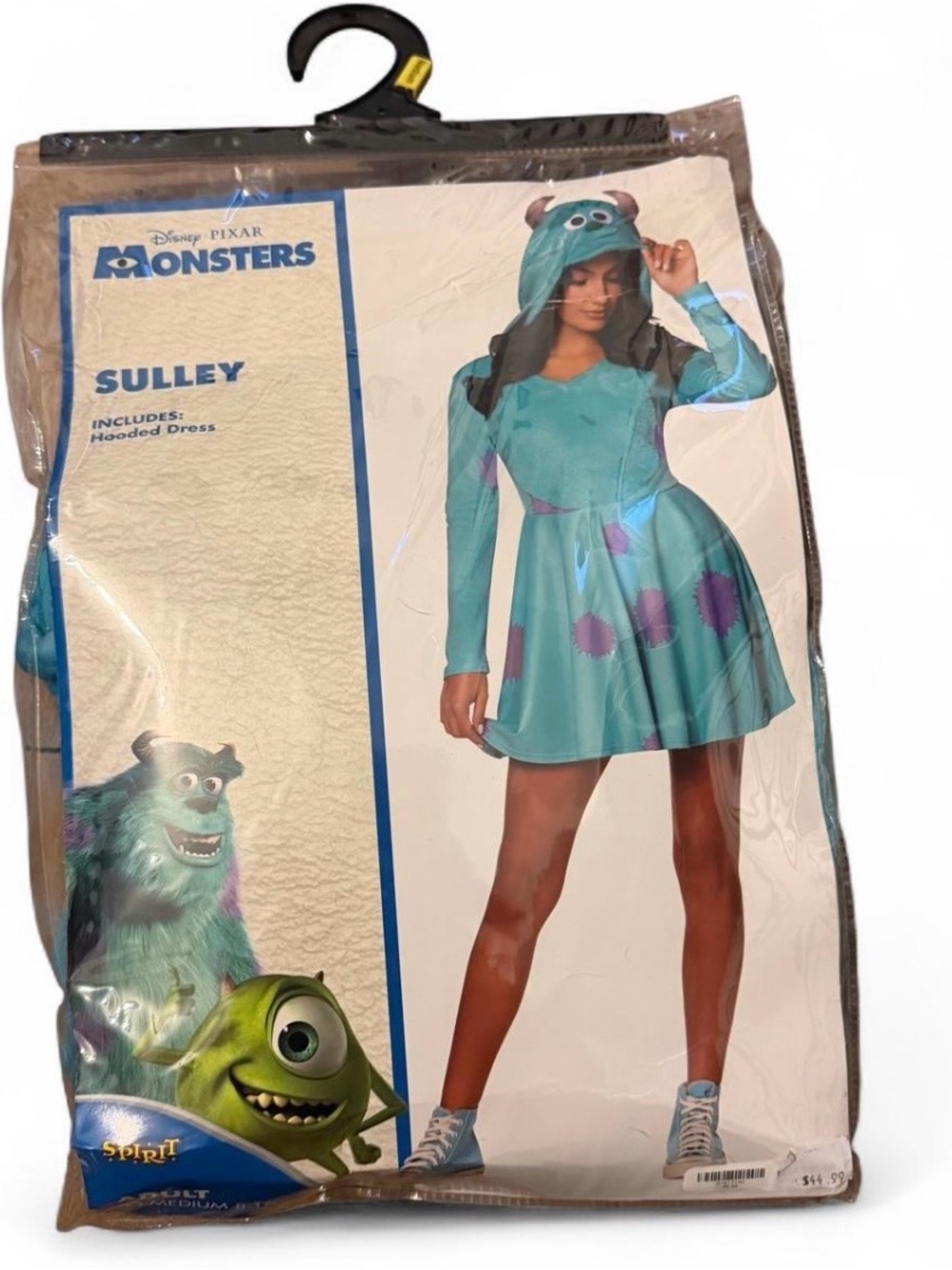 Disney Monsters Inc women’s Sulley costume hooded dress